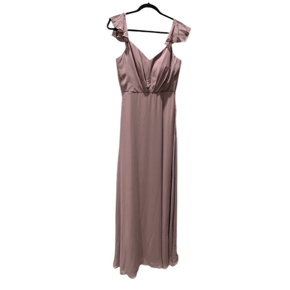 Birdy Grey Kae Dress Chiffon Dark Mauve Medium NEW Medium NEW NWT BRIDESMAID - Picture 3 of 5